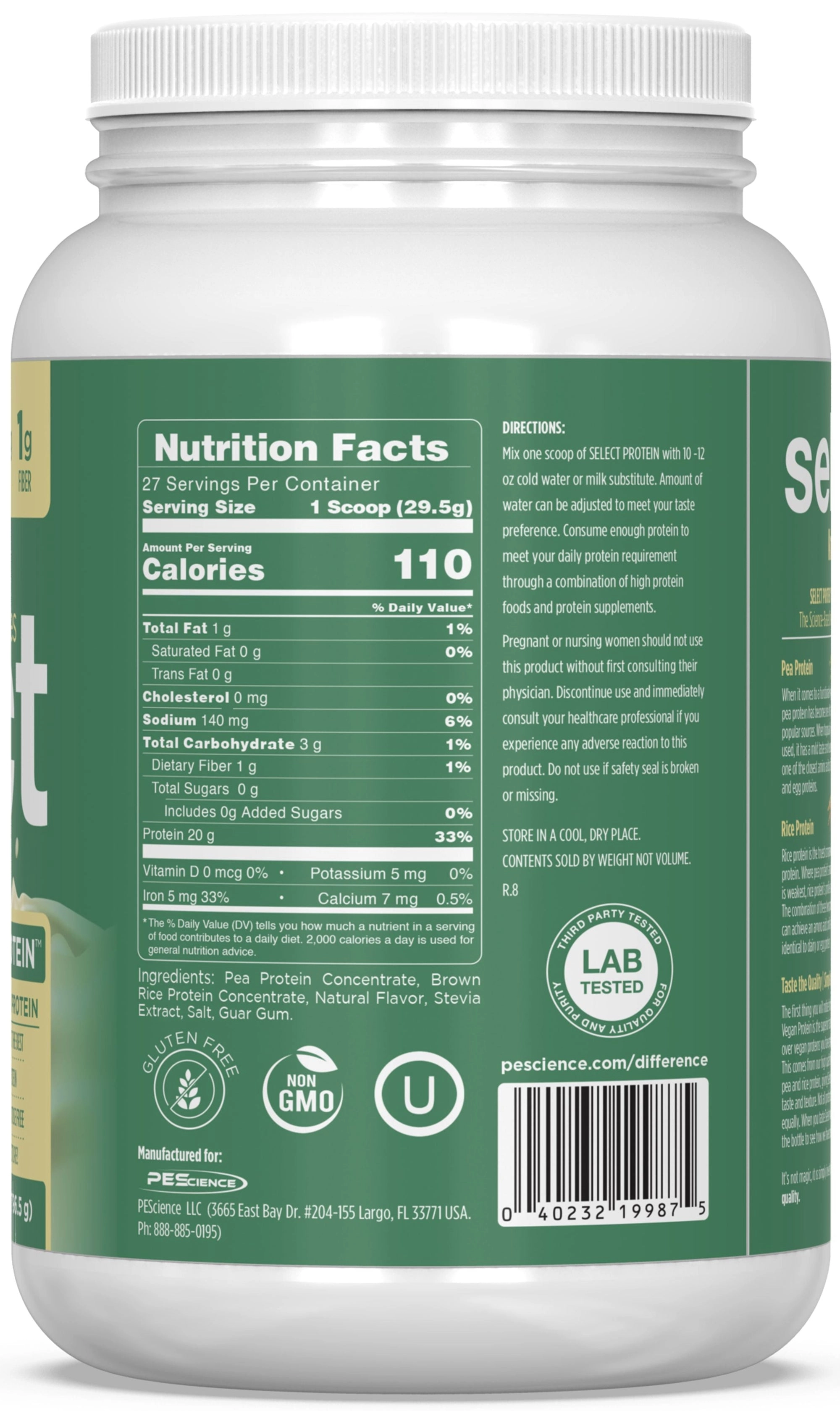 PEScience Select Vegan Protein
