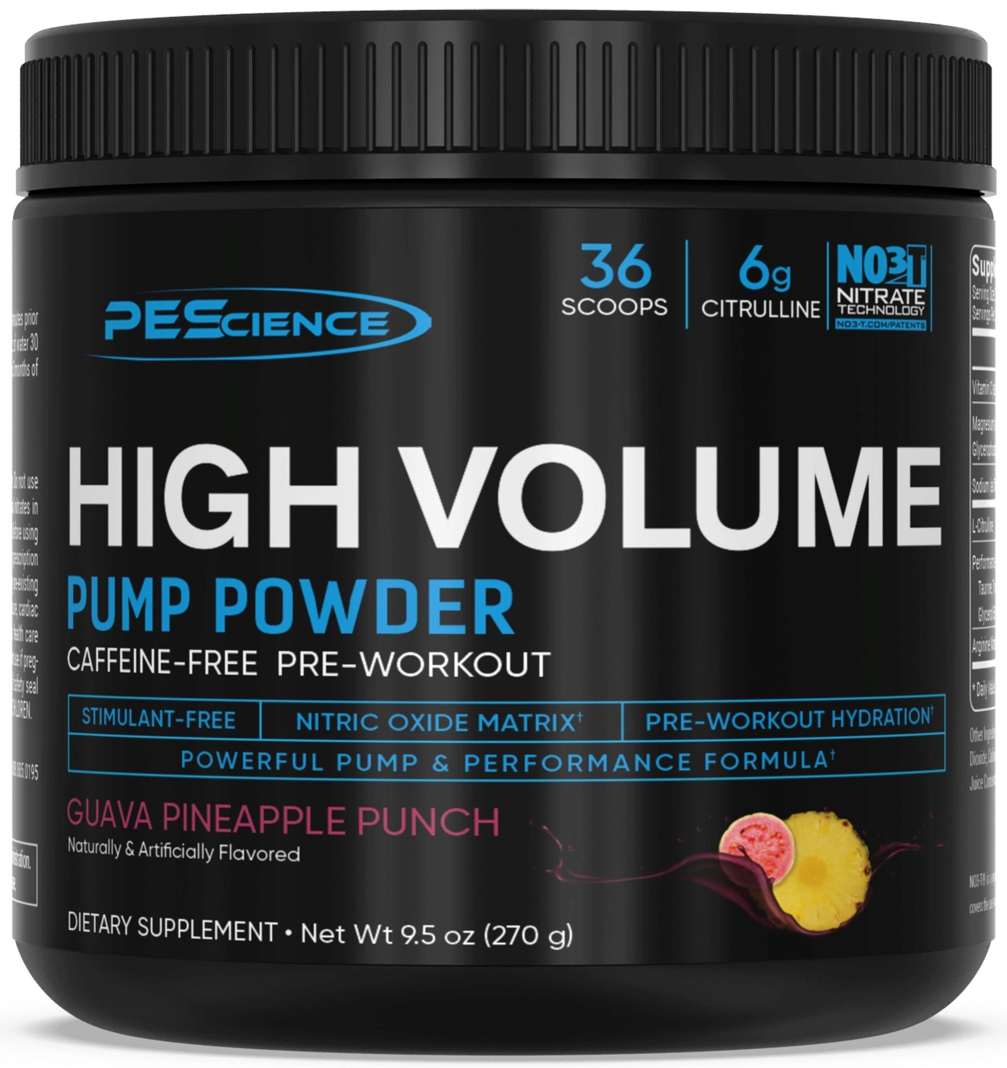 PEScience High Volume Pre-Workout Guava Pineapple Punch 36